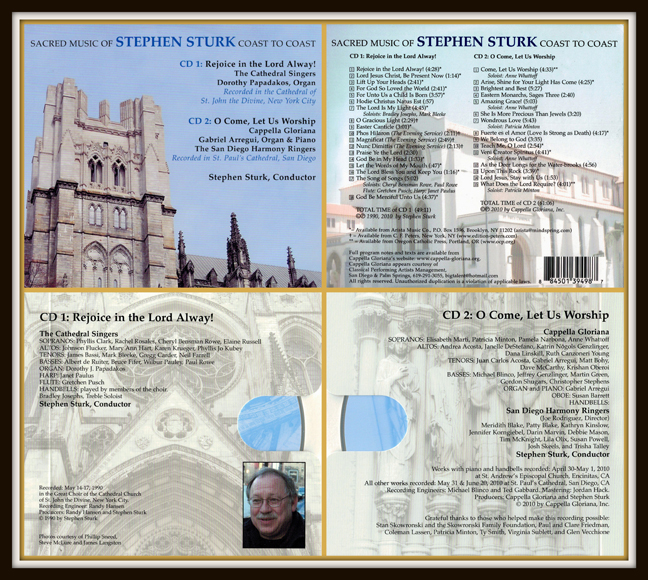 Stephen Sturk CD Collage